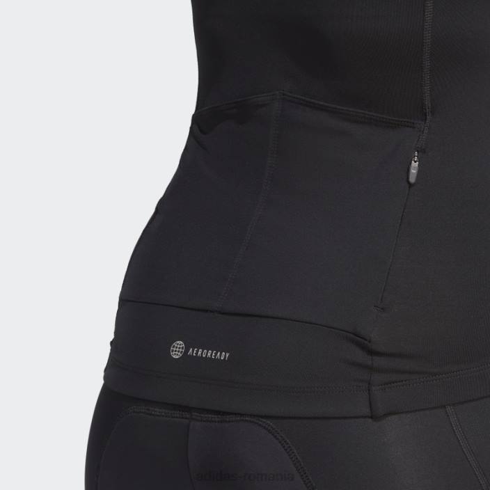 Adidas tricoul negru pentru ciclism cu mânecă scurtă adidas femei negru 2JBN2373