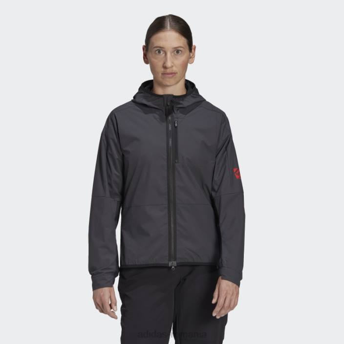 Adidas cinci zece jachetă de vânt neagră femei negru 2JBN17378