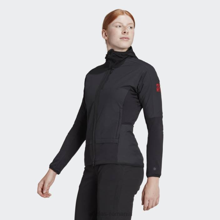 Adidas jachetă de vânt neagră cinci ten flooce femei negru 2JBN17147