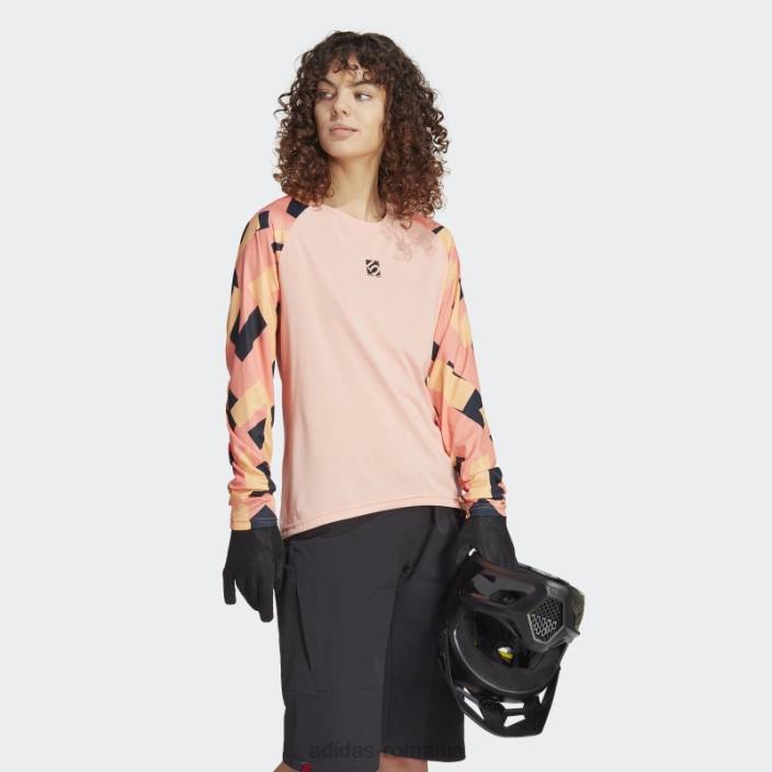 Adidas top cu mâneci lungi coral five ten trailx femei coral 2JBN17105
