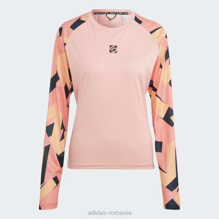 Adidas top cu mâneci lungi coral five ten trailx femei coral 2JBN17105