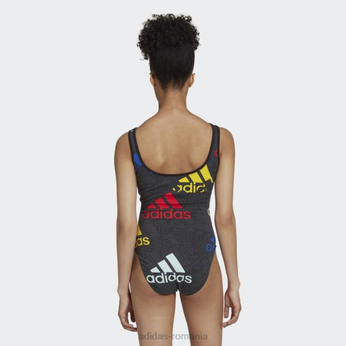 Adidas Carbon essentials body cu logo multicolor adidas femei carbon/multicolor/alb 2JBN10419