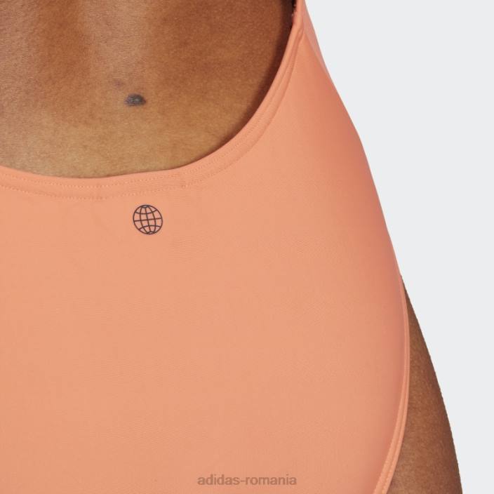 Adidas Costum de baie coral 3 dungi femei coral/marin 2JBN17421