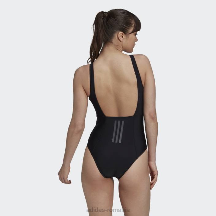 Adidas Costum de baie iconisea 3 dungi negru adidas femei negru 2JBN16644
