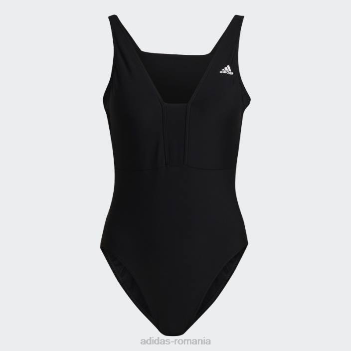 Adidas Costum de baie iconisea 3 dungi negru adidas femei negru 2JBN16644