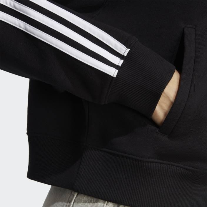 Adidas Essential 3-stripes French Terry Bomber hanorac cu fermoar complet negru adidas femei alb negru 2JBN16686