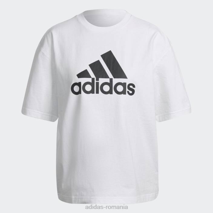 Adidas Insigna icoane viitoare de tricou sport alb femei alb 2JBN2726