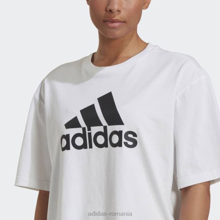 Adidas Insigna icoane viitoare de tricou sport alb femei alb 2JBN2726