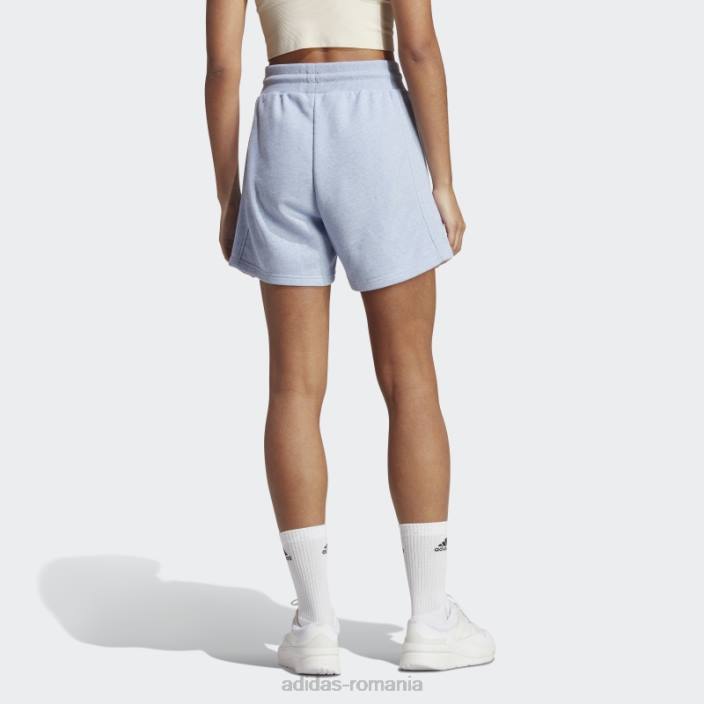 Adidas albastru zori all szn french terry pantaloni scurți fashion femei zori albastre 2JBN9581