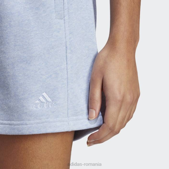 Adidas albastru zori all szn french terry pantaloni scurți fashion femei zori albastre 2JBN9581