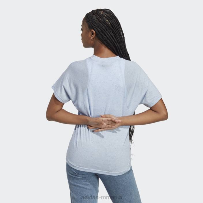 Adidas albastru zori mel viitoarele icoane câștigători 3.0 tricou fierbinte femei albastru zori mel/alb 2JBN9600