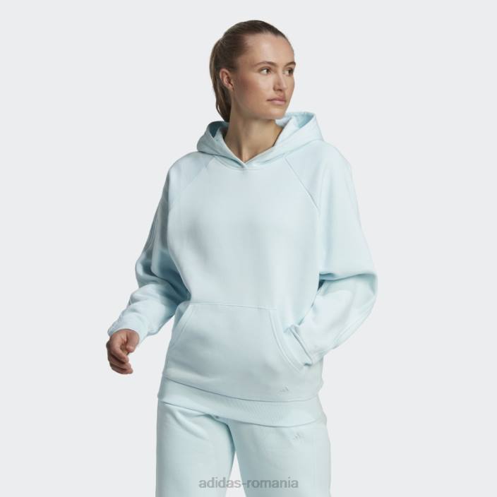 Adidas all szn fleece boyfriend hanorac albastru adidas femei albastru 2JBN3036