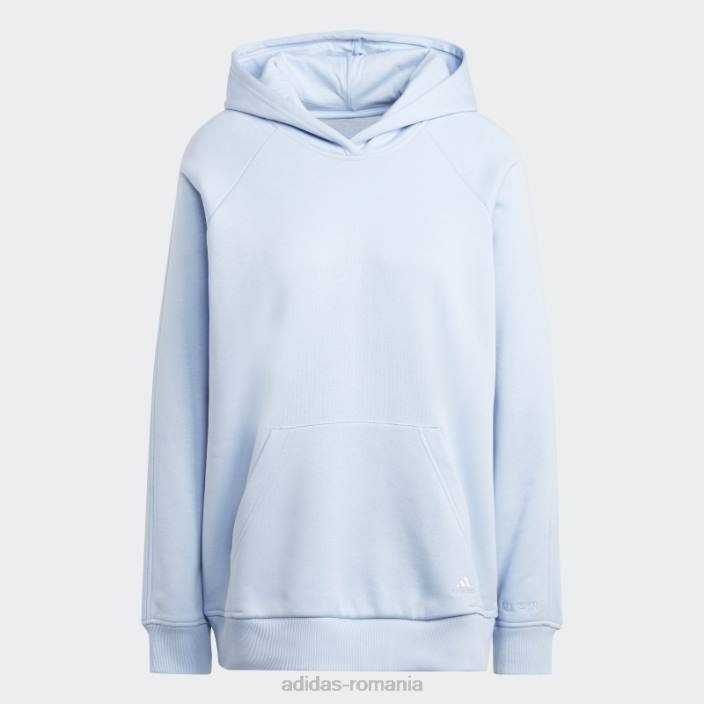 Adidas all szn fleece boyfriend hanorac albastru zori femei zori albastre 2JBN9596