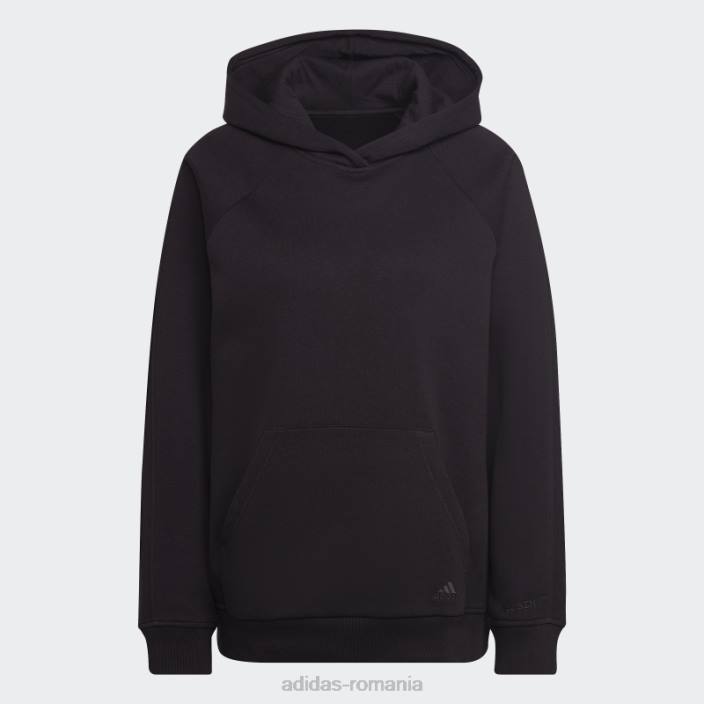 Adidas all szn fleece boyfriend hanorac negru femei negru 2JBN9013