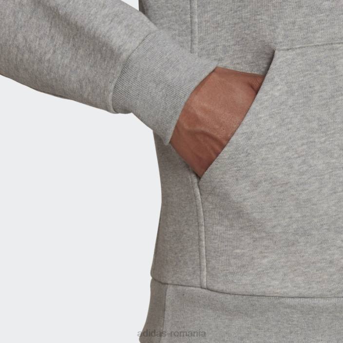 Adidas all szn fleece hanorac cu fermoar complet gri mediu fashion femei gri mediu 2JBN10129