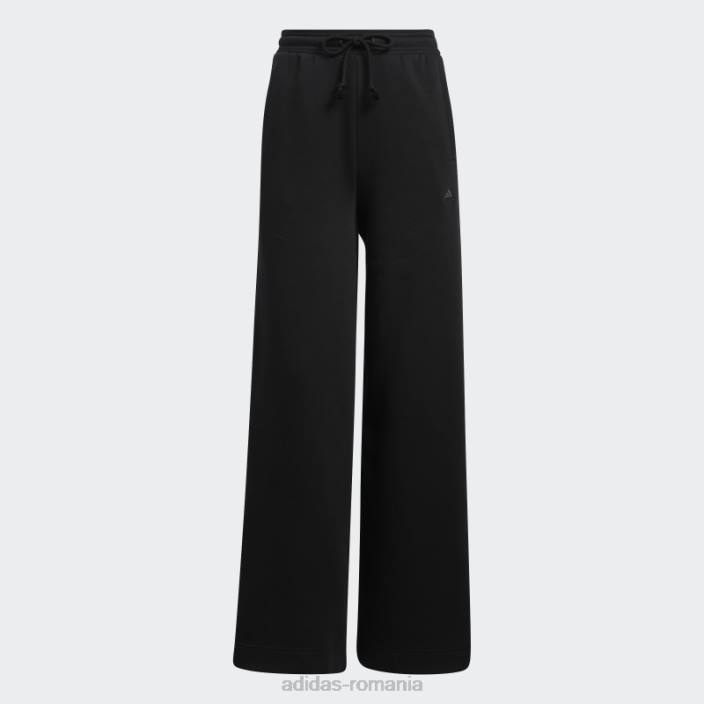 Adidas all szn fleece pantaloni largi negri adidas femei negru 2JBN10176