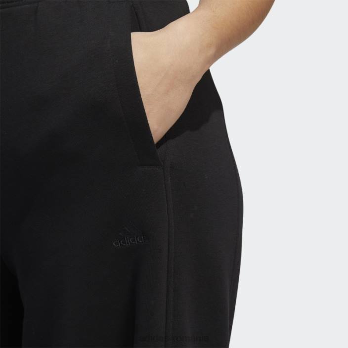 Adidas all szn fleece pantaloni largi negri adidas femei negru 2JBN10176