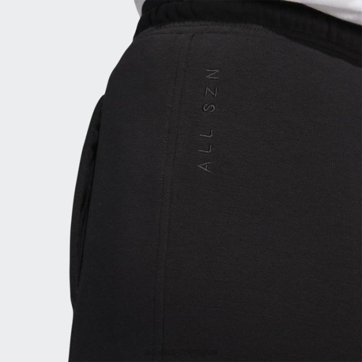 Adidas all szn fleece pantaloni largi negri adidas femei negru 2JBN10176