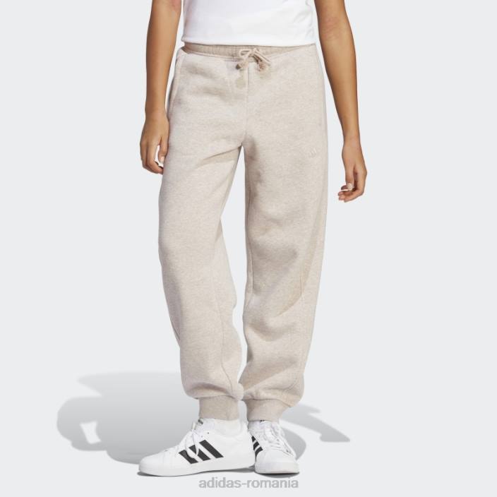 Adidas all szn fleece pantaloni taupe mel fashion femei taupe mel 2JBN9655