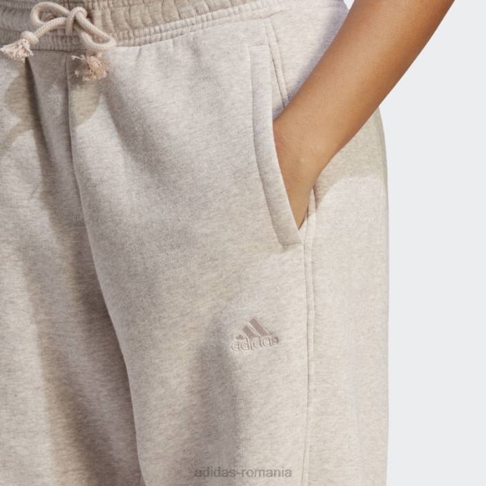 Adidas all szn fleece pantaloni taupe mel fashion femei taupe mel 2JBN9655