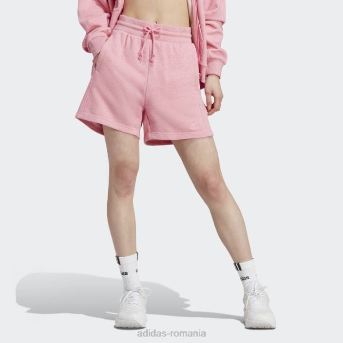 Adidas all szn french terry pantaloni scurți roz femei roz 2JBN9679