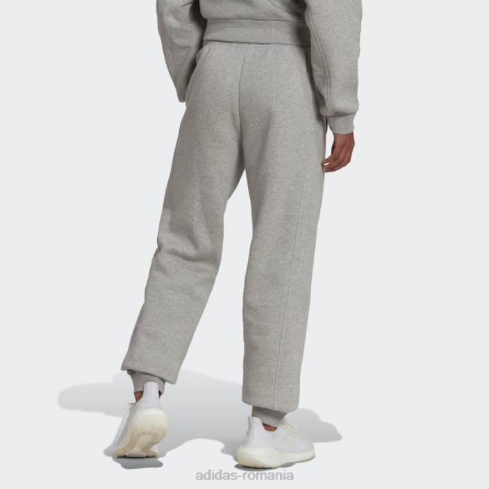 Adidas all szn pantaloni fleece gri mediu fashion femei gri mediu 2JBN2748