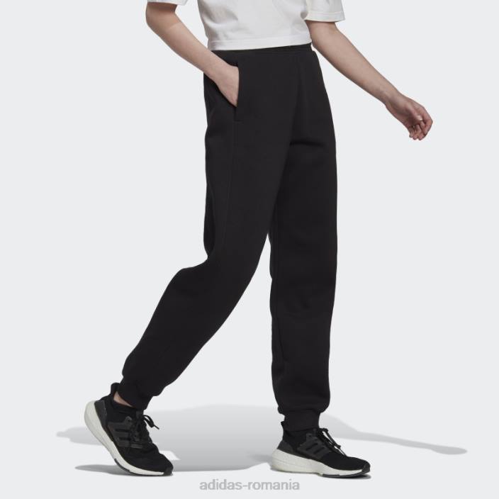 Adidas all szn pantaloni fleece negri femei negru 2JBN9451