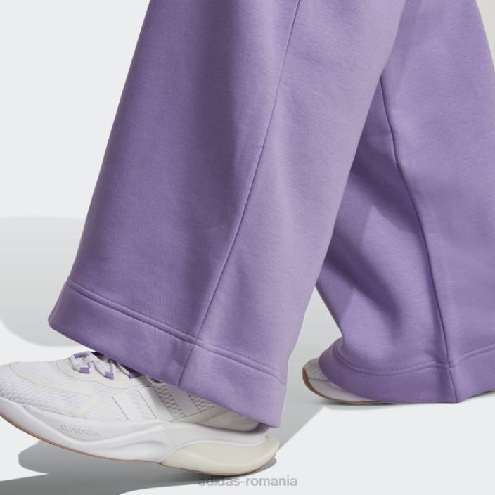 Adidas all szn x logomania wide joggers violet femei violet 2JBN16952