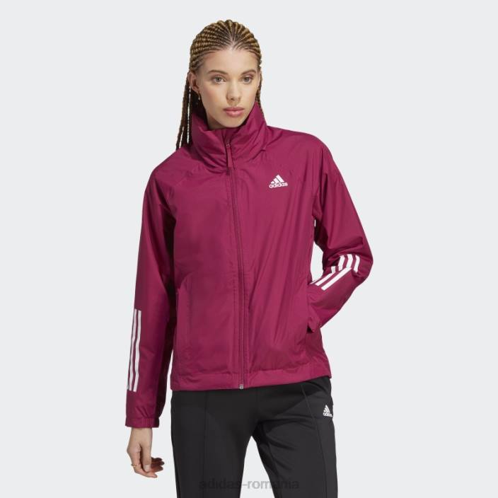 Adidas berry bsc 3-stripes rain.rdy jachetă femei boabe 2JBN17074