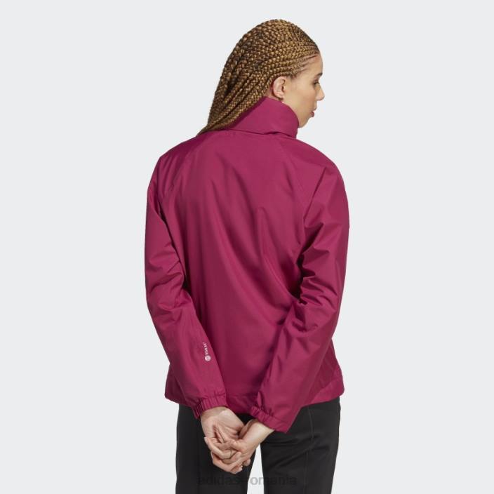 Adidas berry bsc 3-stripes rain.rdy jachetă femei boabe 2JBN17074