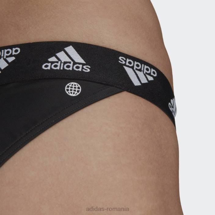 Adidas bikini neckholder pentru gât femei alb negru 2JBN16543