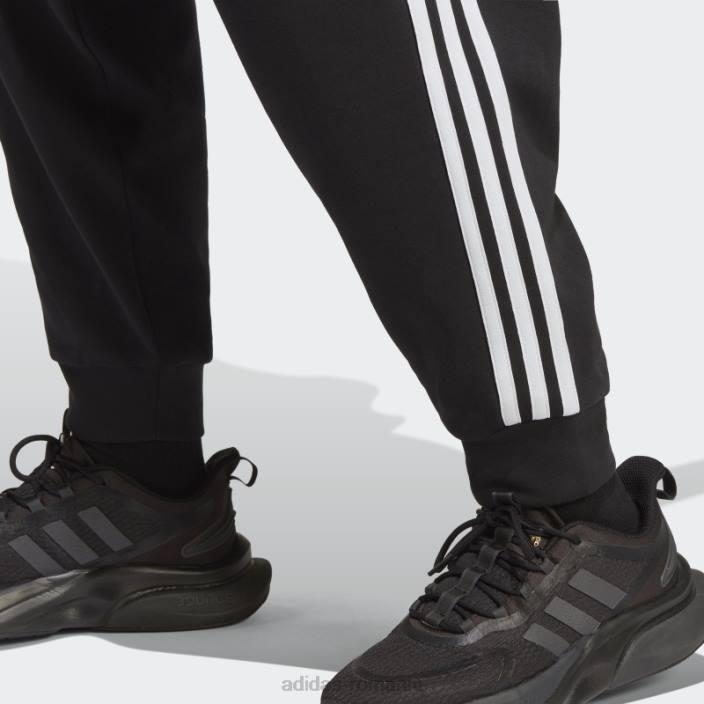 Adidas black future icons pantaloni obișnuiți cu 3 dungi (plus mărime) adidas femei negru 2JBN9003