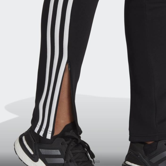 Adidas black future icons pantaloni skinny cu 3 dungi femei negru 2JBN10673