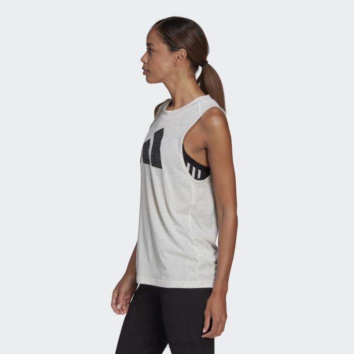 Adidas bluză alb melange viitoarele icoane câștigători 3.0 femei melange alb 2JBN10409