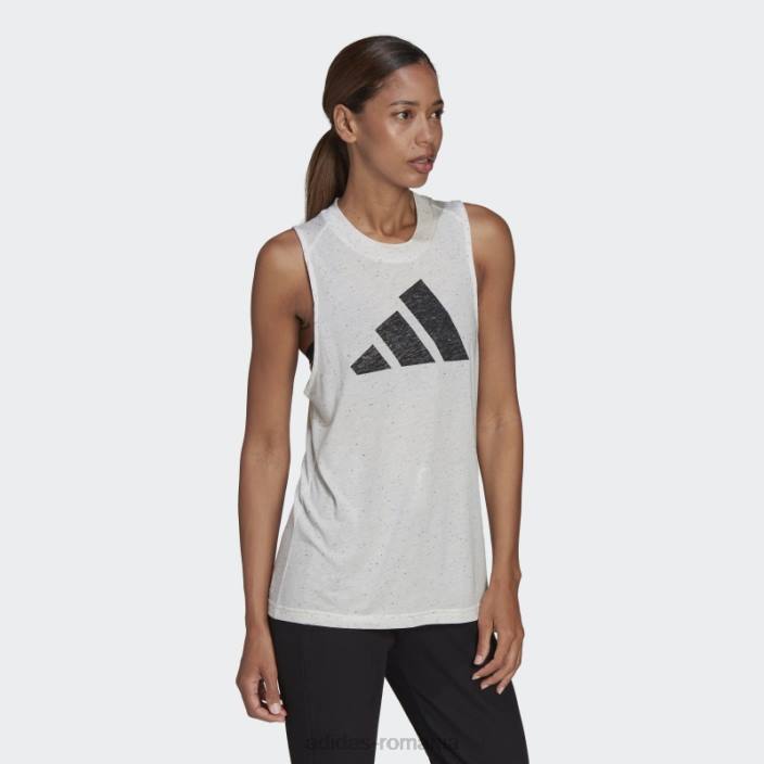 Adidas bluză alb melange viitoarele icoane câștigători 3.0 femei melange alb 2JBN10409