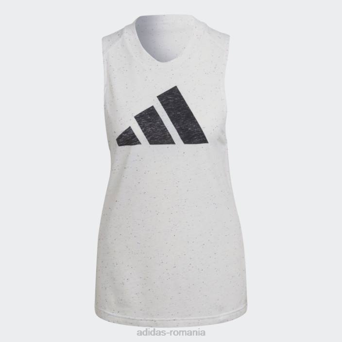 Adidas bluză alb melange viitoarele icoane câștigători 3.0 femei melange alb 2JBN10409