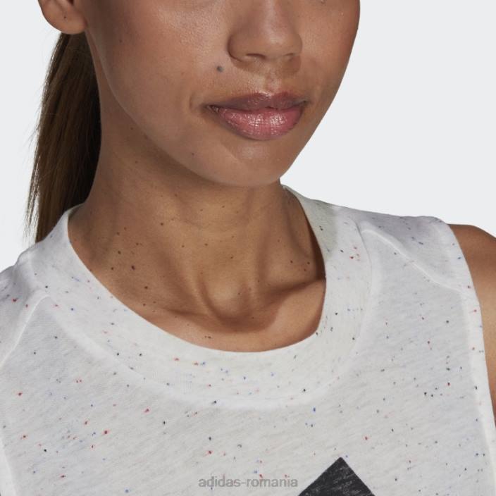 Adidas bluză alb melange viitoarele icoane câștigători 3.0 femei melange alb 2JBN10409