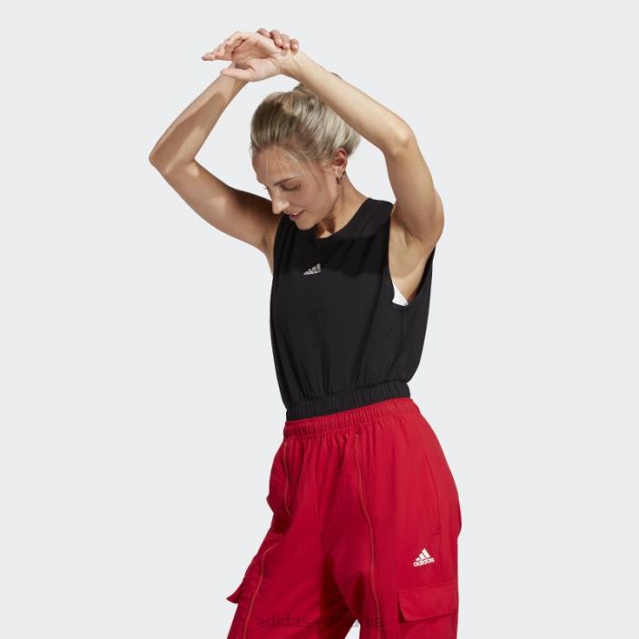 Adidas body de dans negru femei negru 2JBN8836