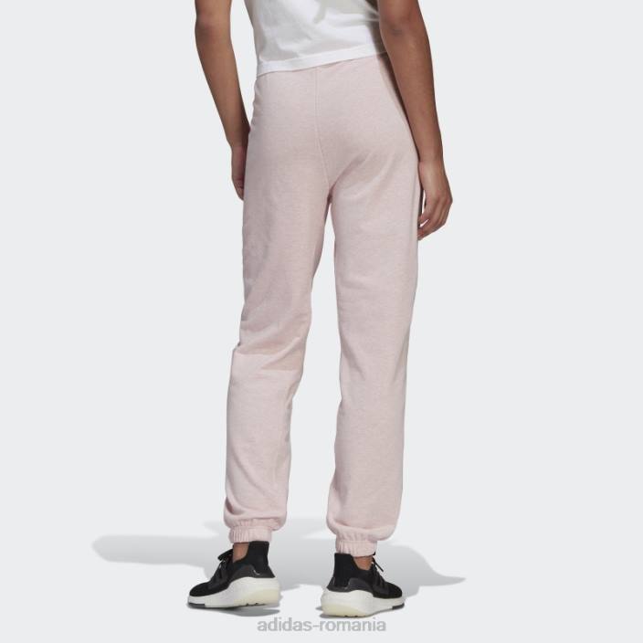 Adidas botanic roz mel îmbrăcăminte sport fierbinte studio lounge pantaloni de vară femei roz botanic mel 2JBN3200