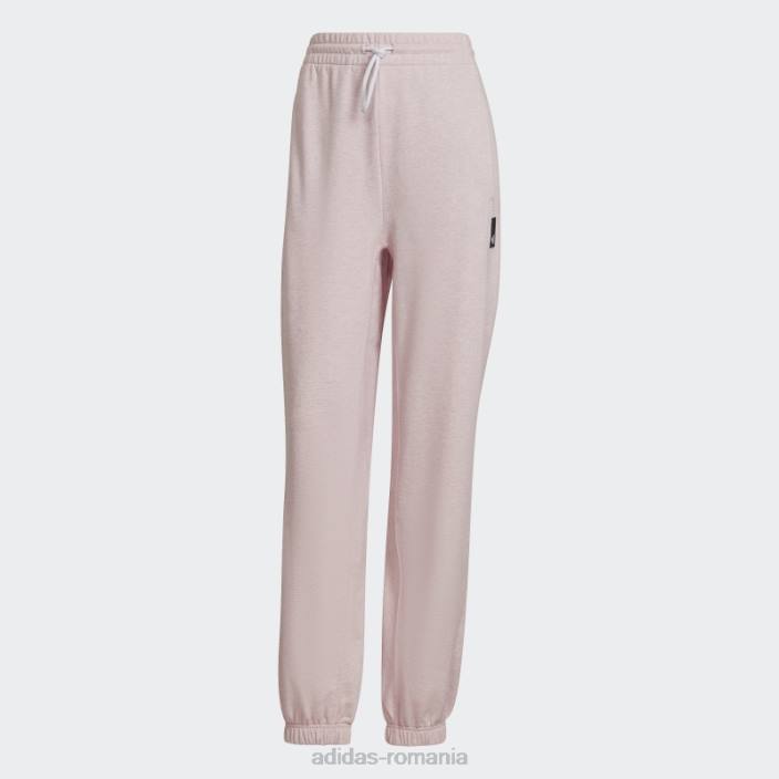 Adidas botanic roz mel îmbrăcăminte sport fierbinte studio lounge pantaloni de vară femei roz botanic mel 2JBN3200