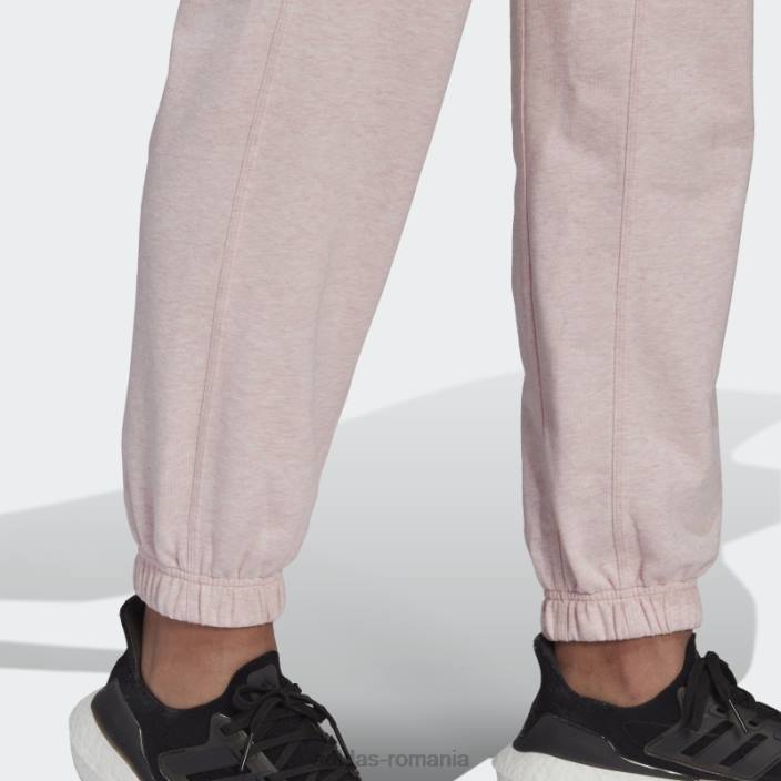 Adidas botanic roz mel îmbrăcăminte sport fierbinte studio lounge pantaloni de vară femei roz botanic mel 2JBN3200