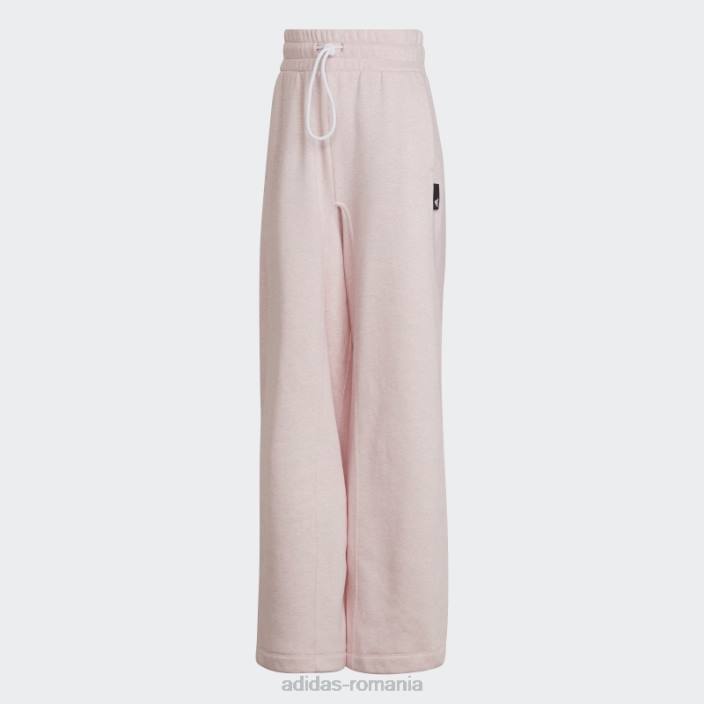 Adidas botanic roz mel sport imbracaminte studio lounge fleece joggeri moda femei roz botanic mel 2JBN17577