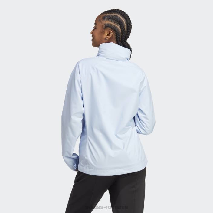 Adidas bsc 3-stripes rain.rdy jacheta albastru zori adidas femei zori albastre 2JBN9366