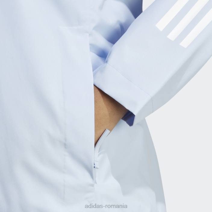 Adidas bsc 3-stripes rain.rdy jacheta albastru zori adidas femei zori albastre 2JBN9366