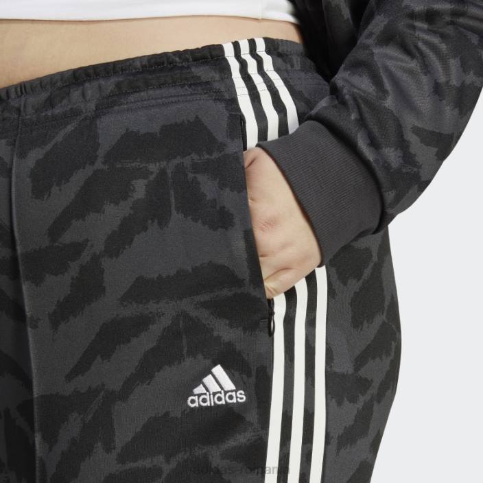 Adidas carbon tiro costum până lifestyle pantaloni de sport (plus mărime) adidas femei carbon/negru/alb 2JBN17019