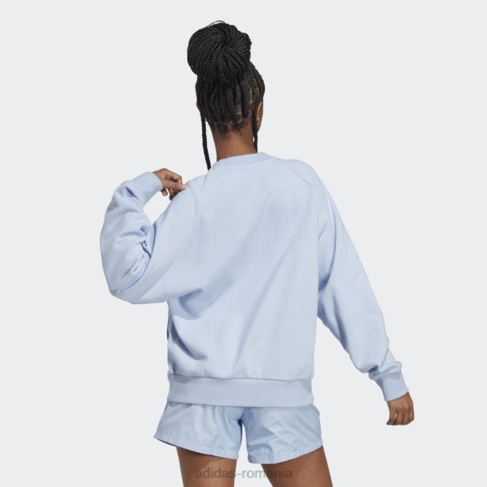 Adidas city ​​escape loose crew hanorac albastru zori femei zori albastre 2JBN9601
