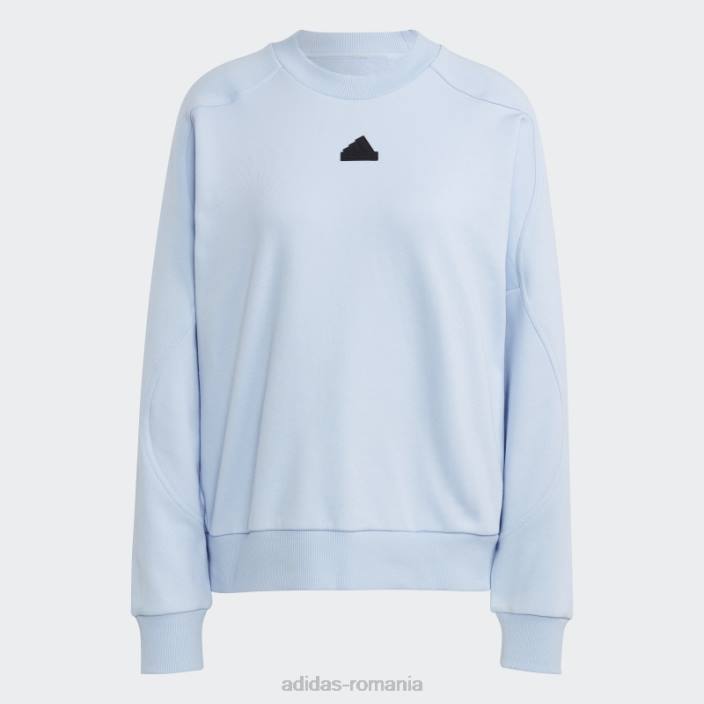 Adidas city ​​escape loose crew hanorac albastru zori femei zori albastre 2JBN9601