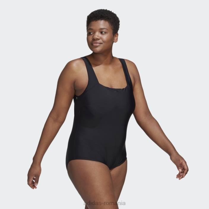 Adidas costum de baie iconisea (marime plus) negru femei negru 2JBN10423