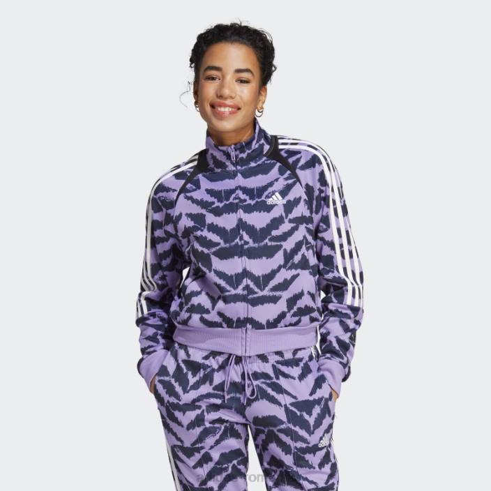Adidas costum tiro up lifestyle sport top violet adidas femei violet/cerneală/negru/alb 2JBN2280