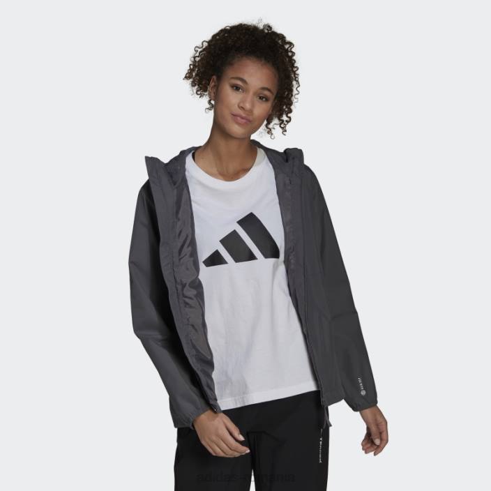 Adidas essentials rain.rdy jachetă gri femei gri 2JBN16640